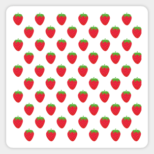 Wild Strawberries - White Sticker